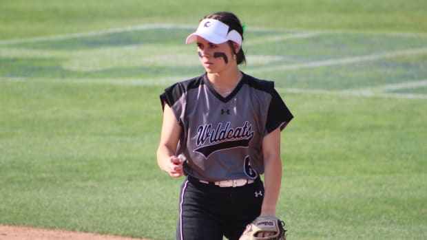 Kaylynn Jones set multiple school records in her first year playing for Guyer in 2023.
